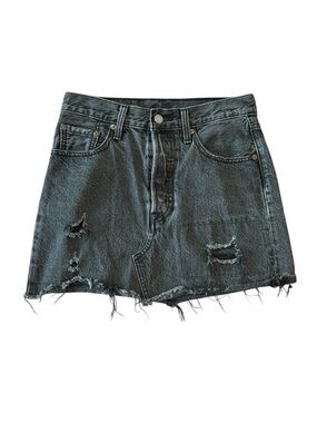 Black Denim Levi’s mini skirt